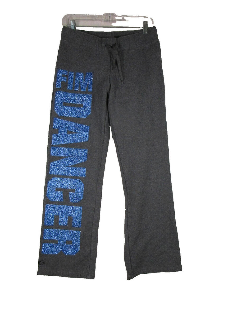 GTM Sportswear Womens Mid Rise Sweatpants Straight Leg Drawstring Size M Gray